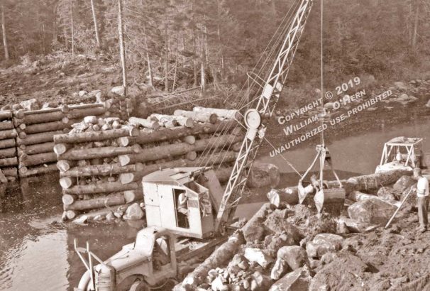 Moose River Plains bridge building